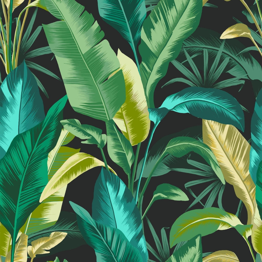 - Envy Leaf It Out Midnight Wallpaper - 118721 - Decor Warehouse