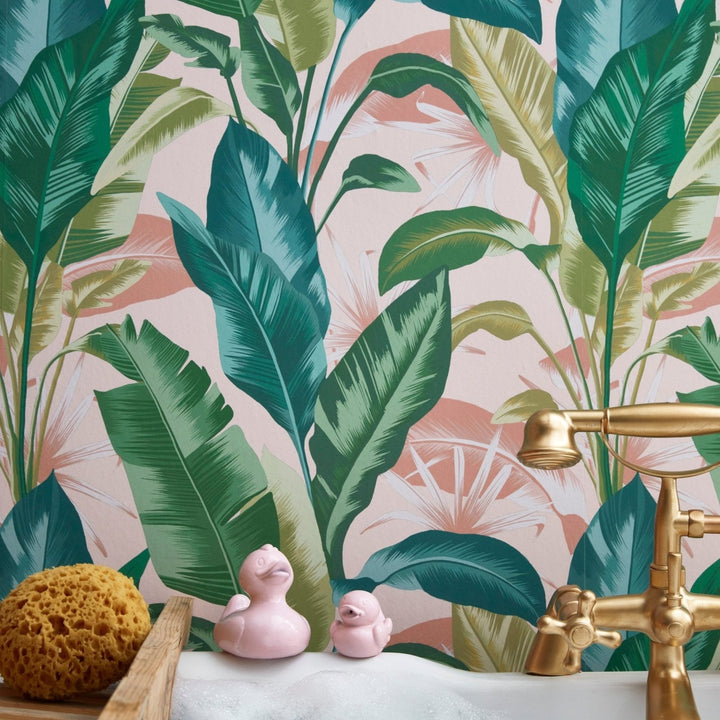 - Envy Leaf It Out Sunrise Wallpaper - 118722 - Decor Warehouse