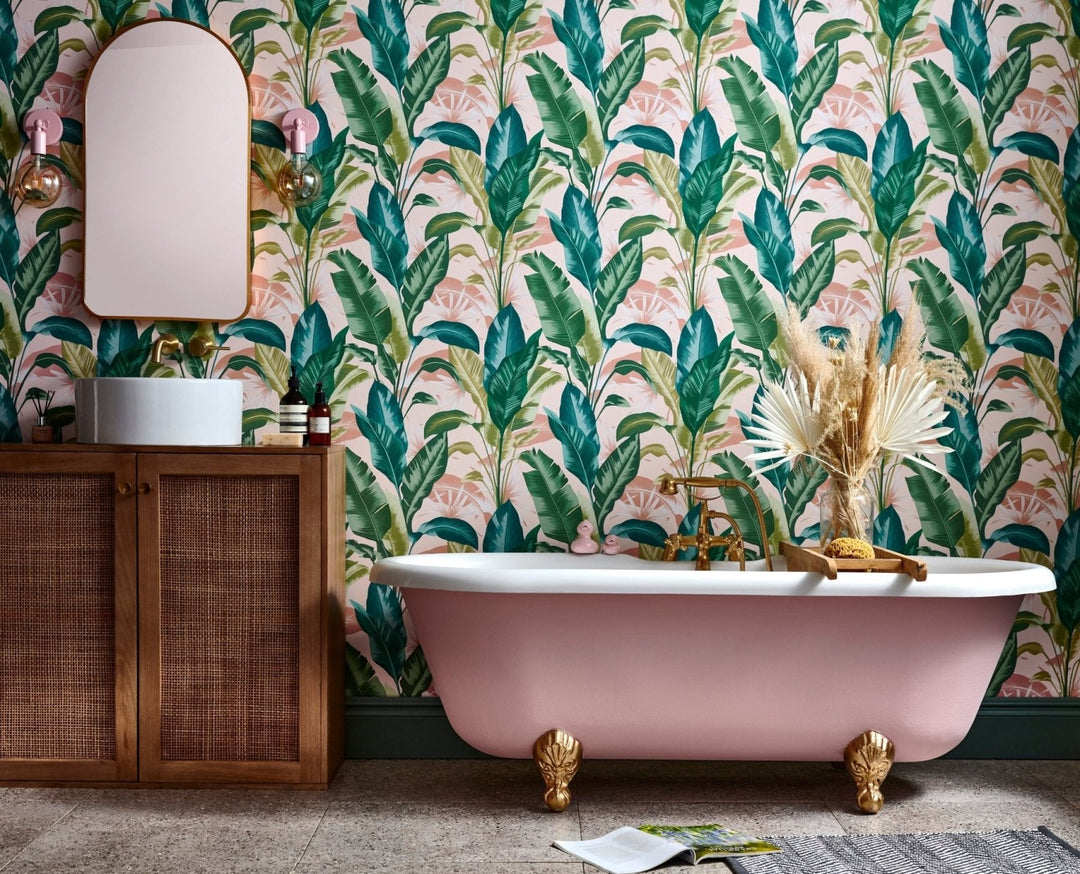 - Envy Leaf It Out Sunrise Wallpaper - 118722 - Decor Warehouse