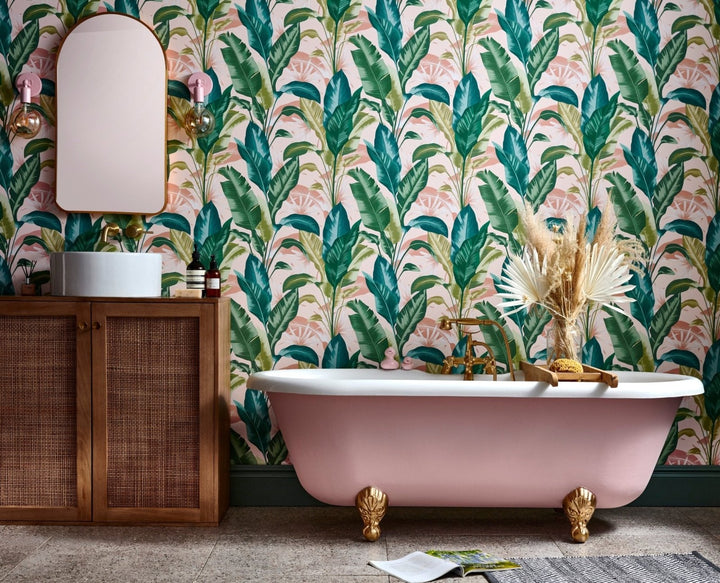 - Envy Leaf It Out Sunrise Wallpaper - 118722 - Decor Warehouse