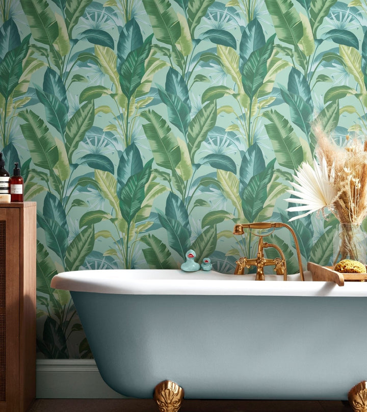 - Envy Leaf It Out Twilight Wallpaper - 118615 - Decor Warehouse