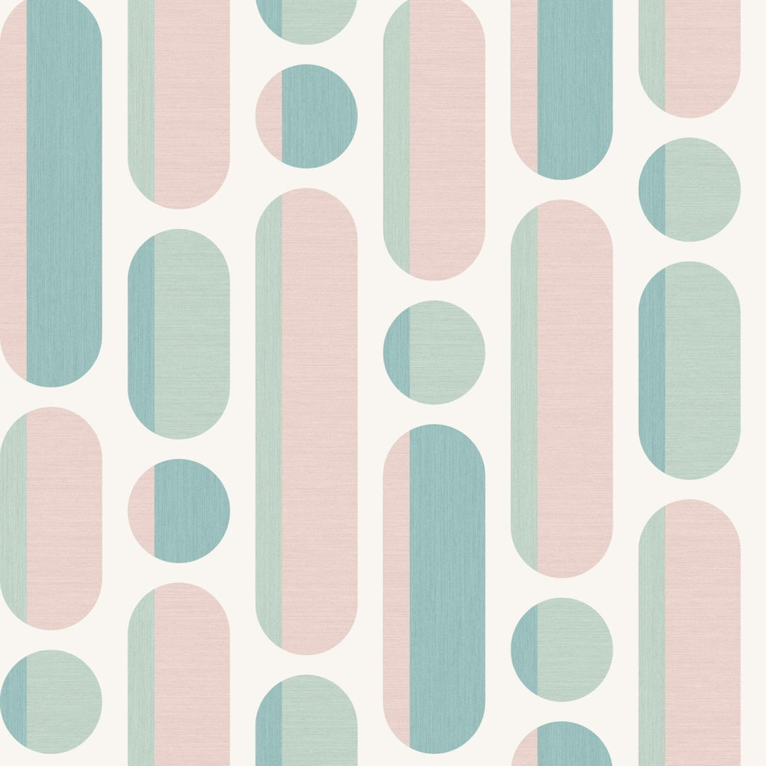 - Envy Morse Rose and Sage Wallpaper - 118720 - Decor Warehouse