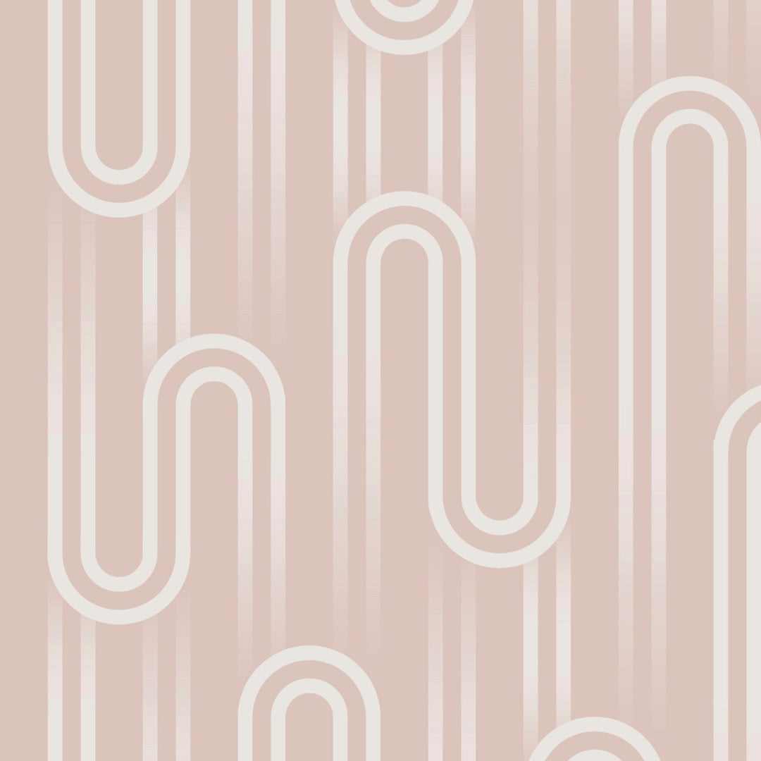- Envy Ups and Downs Peachy Wallpaper - 118617 - Decor Warehouse