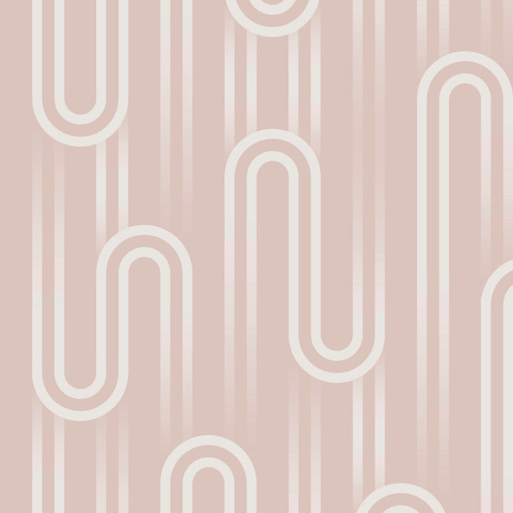 - Envy Ups and Downs Peachy Wallpaper - 118617 - Decor Warehouse