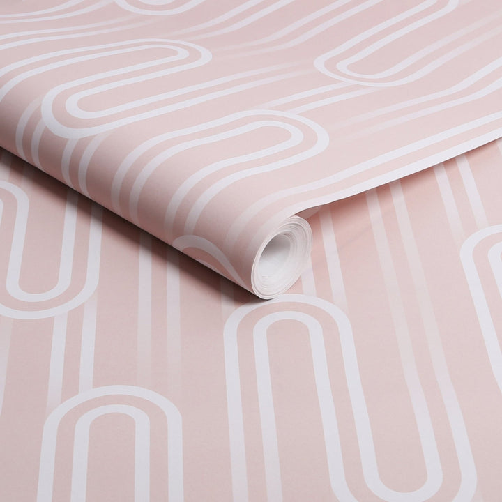 - Envy Ups and Downs Peachy Wallpaper - 118617 - Decor Warehouse
