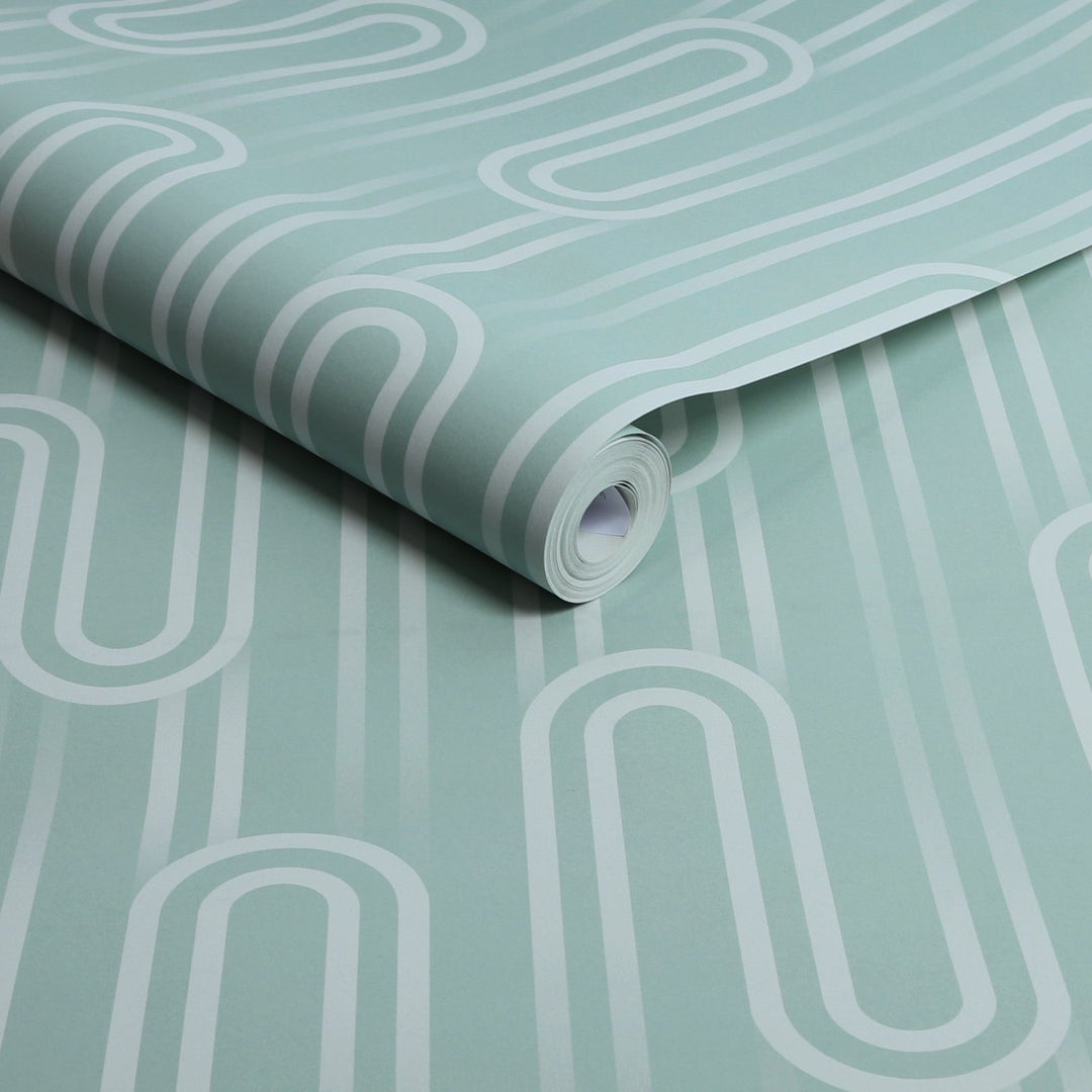 - Envy Ups and Downs Pistachio Wallpaper - 118730 - Decor Warehouse