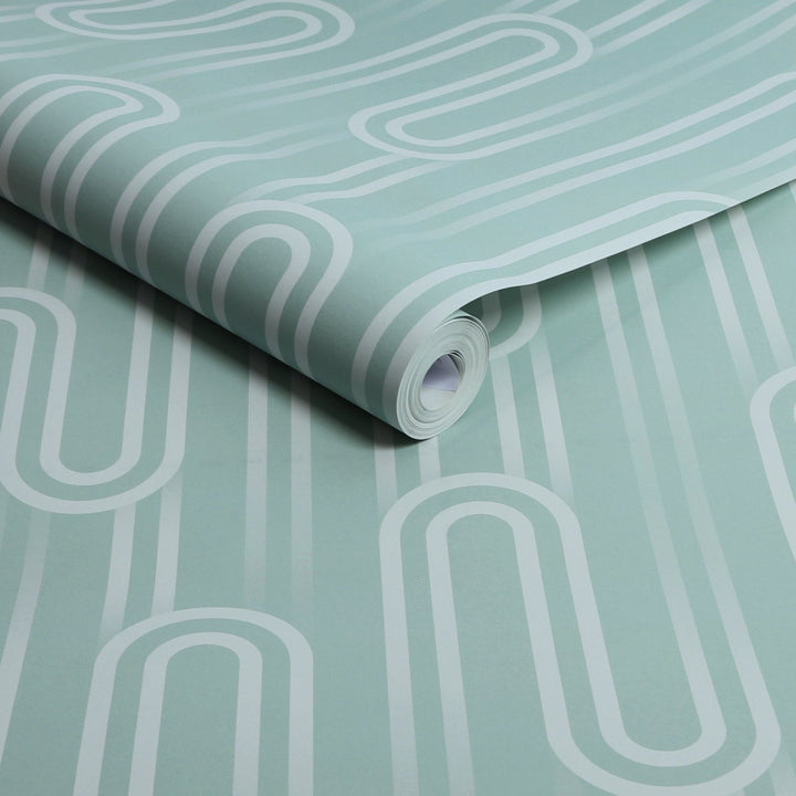 - Envy Ups and Downs Pistachio Wallpaper - 118730 - Decor Warehouse