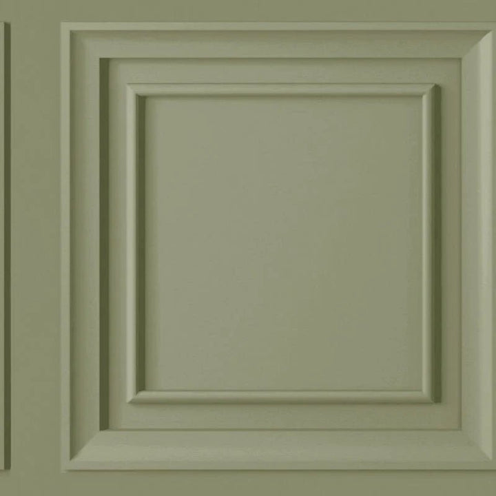 - Fresco Wood Panel Sage Wallpaper - 115077 - Decor Warehouse