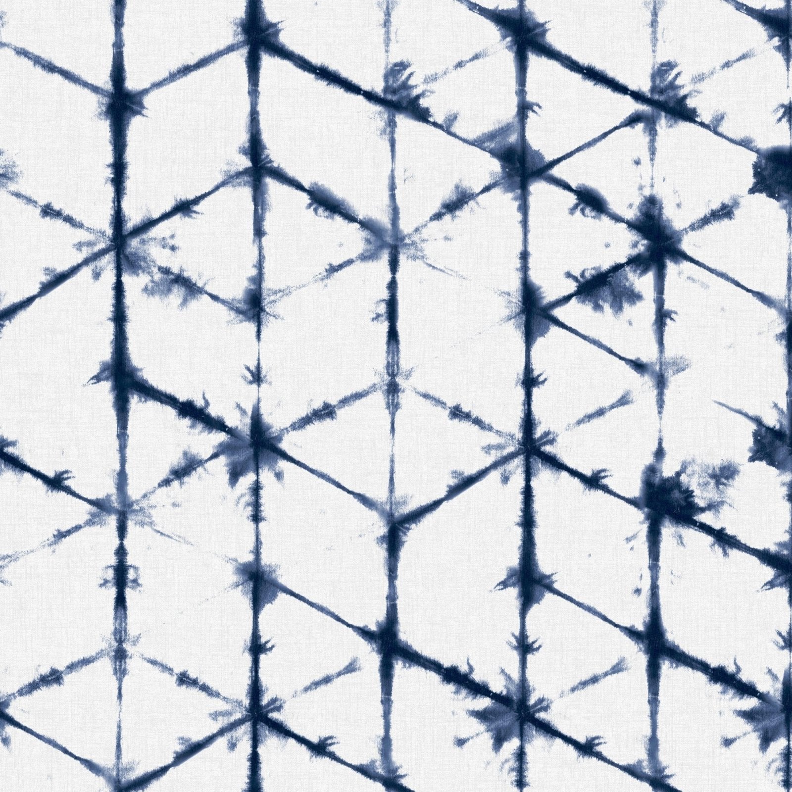 117720-Graham & Brown-Superfresco - Indigo Tie Dye White & Blue Wallpaper-Decor Warehouse