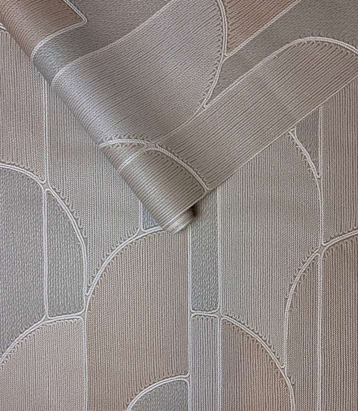 - Grey Geometric Non - Woven Wallpaper - TP422933 - Decor Warehouse