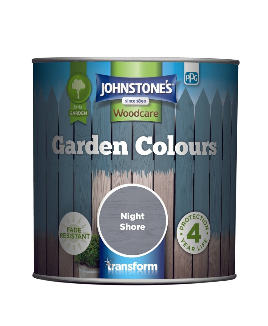 - Johnstone's Garden Colours Exterior Wood Paint - Night Shore 1L - Decor Warehouse