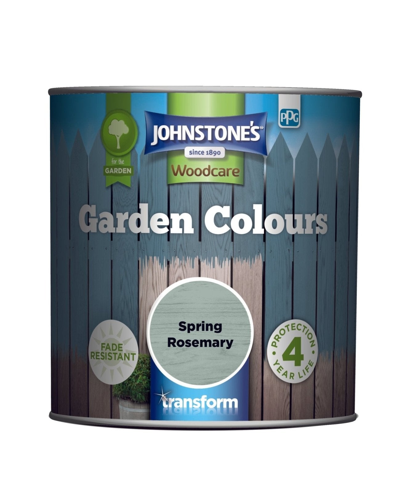 - Johnstone's Garden Colours Exterior Wood Paint - Spring Rosemary 1L - Decor Warehouse
