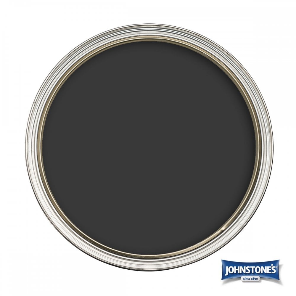 - Johnstone's Interior Wood & Metal Quick Dry Satin Paint - Black - 750ml - 11246417 - Decor Warehouse
