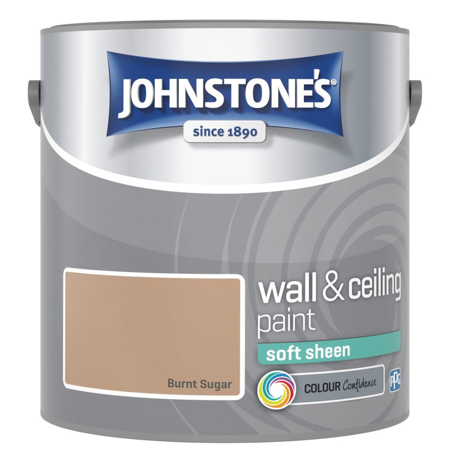 - Johnstone's Wall and Ceiling Soft Sheen Paint - Burnt Sugar - 2.5L - 10856490 - Decor Warehouse