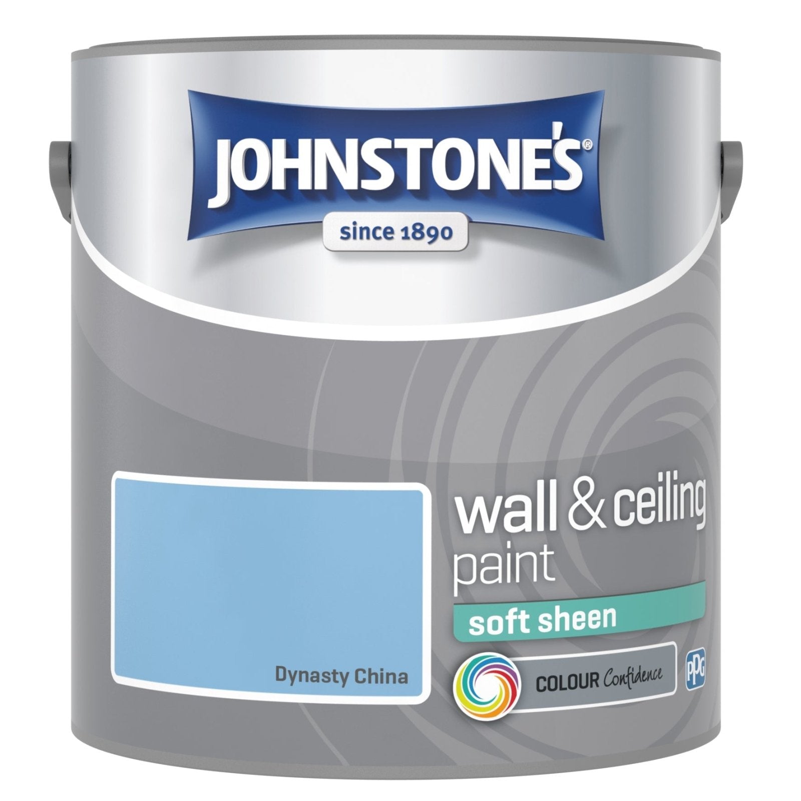 - Johnstone's Wall and Ceiling Soft Sheen Paint - Dynasty China - 2.5L - 11193539 - Decor Warehouse