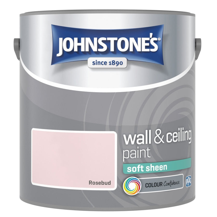 - Johnstone's Wall and Ceiling Soft Sheen Paint - Rosebud - 2.5L - Decor Warehouse
