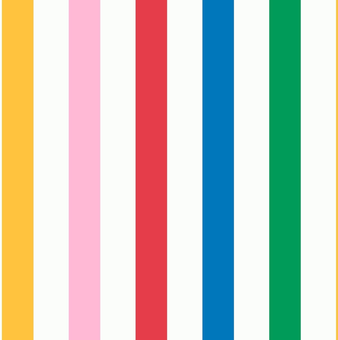 - Joules Country Critters Chunky Stripe Wallpaper - 118585 - Decor Warehouse