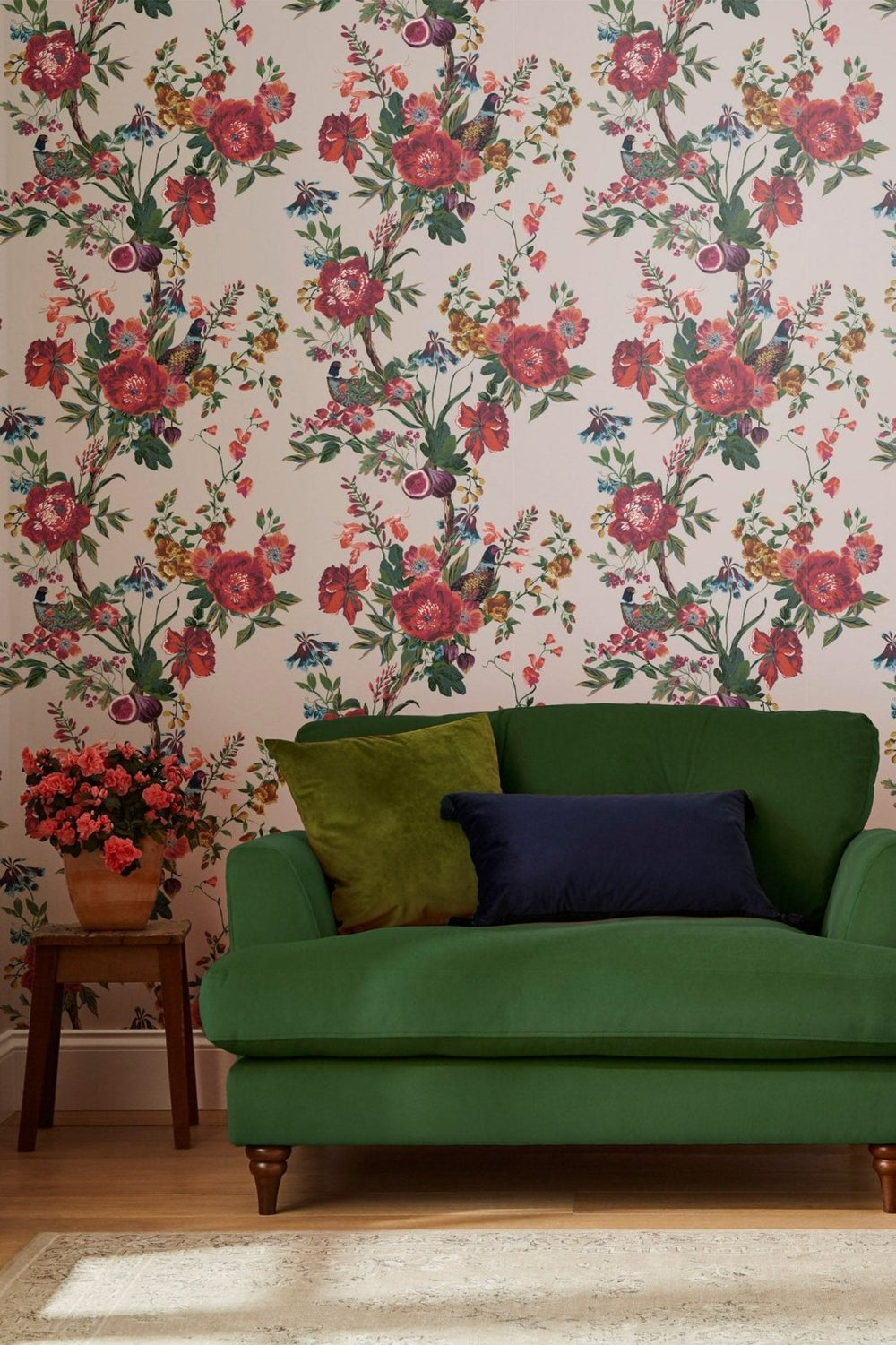 - Joules Forest Chinoiserie Antique Creme Wallpaper - 118558 - Decor Warehouse
