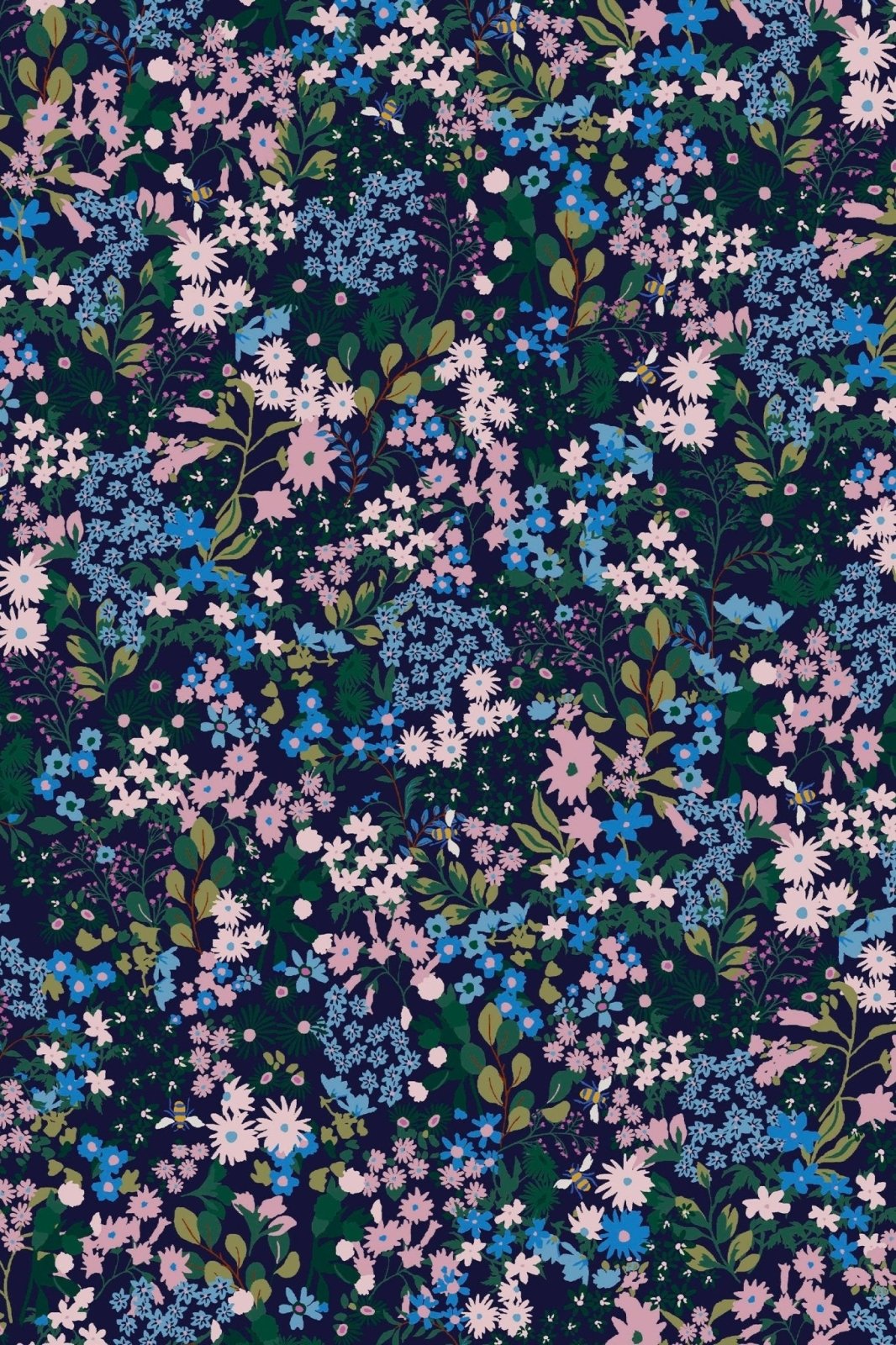 - Joules Gilmorton Ditsy Garden Greens wallpaper - 118570 - Decor Warehouse