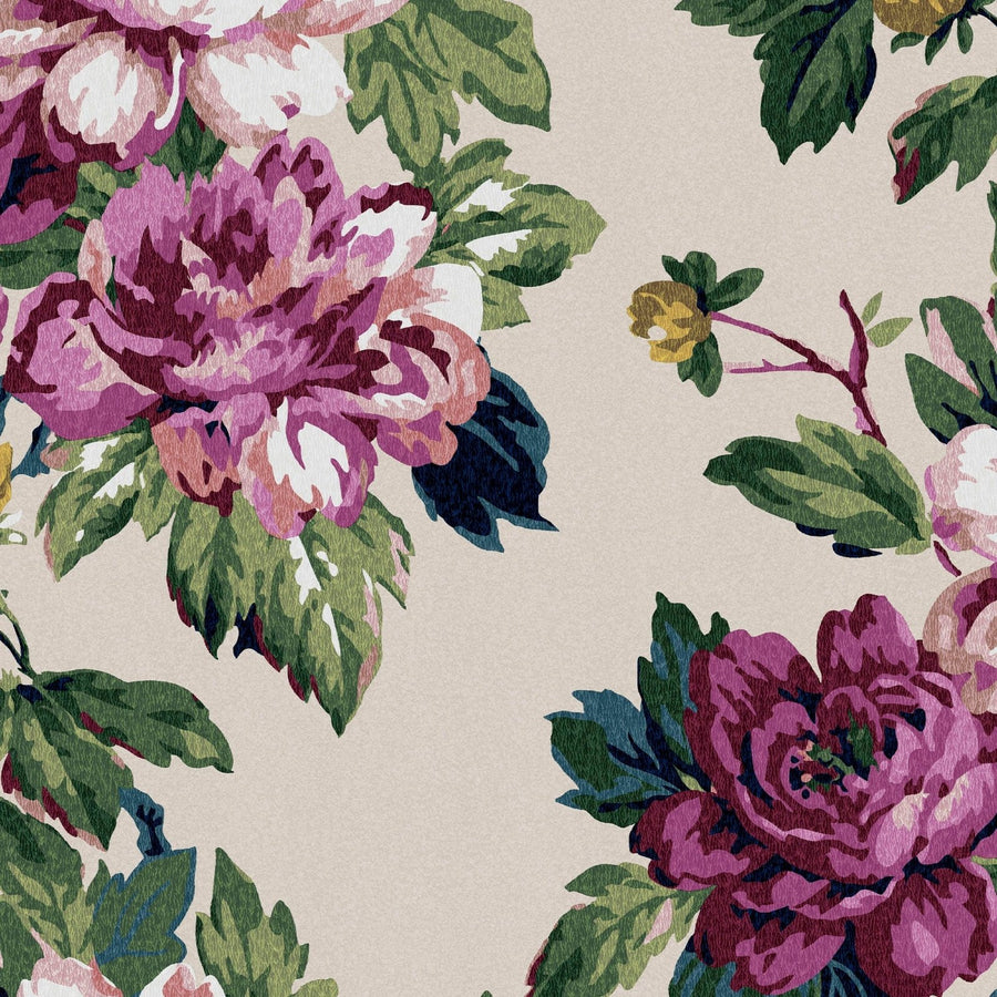 - Joules Invite Floral Creme Wallpaper - 120870 - Decor Warehouse