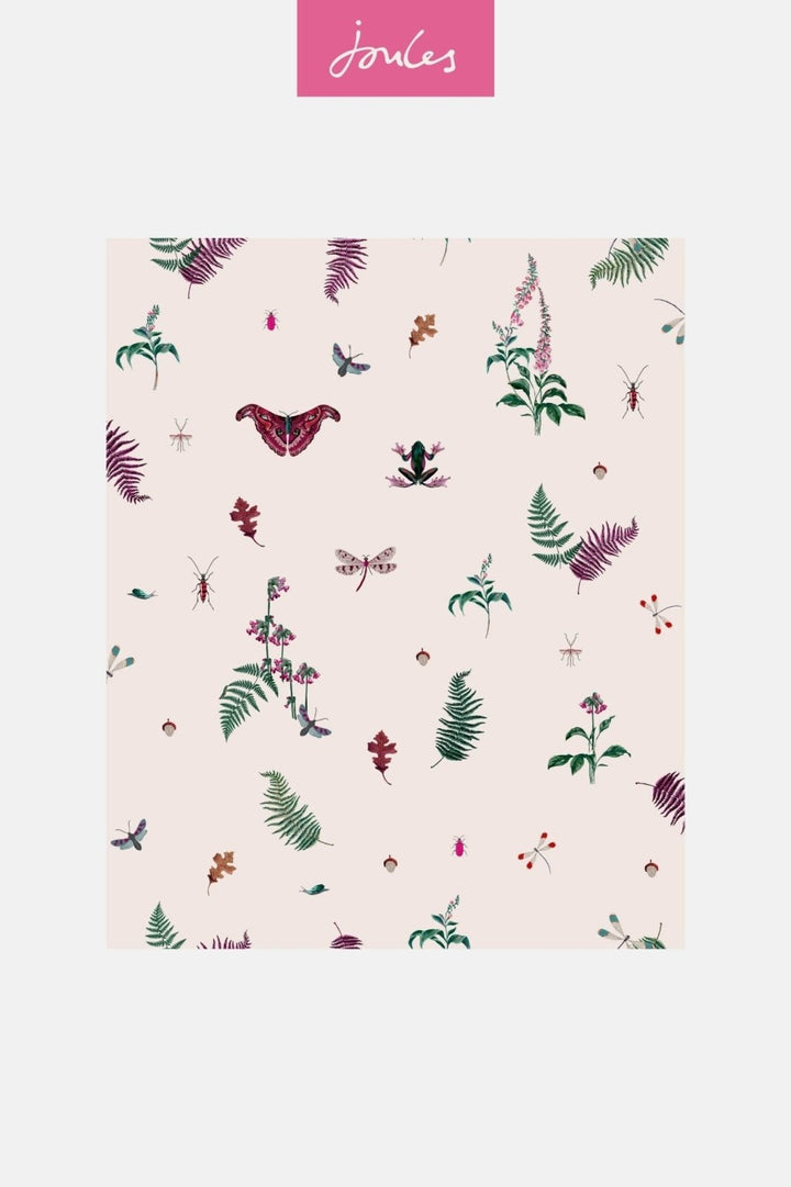 - Joules Midnight Beasts Blush Creme Wallpaper - 118565 - Decor Warehouse