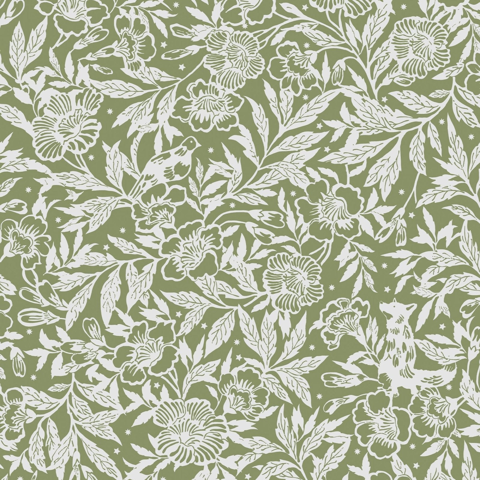 120888-Graham & Brown-Joules Twilight Ditsy Green Wallpaper-Decor Warehouse