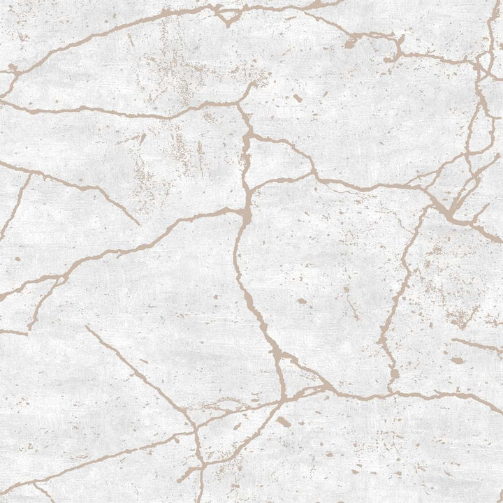 - Kintsugi Rose Gold Textured Wallpaper - 104870 - Decor Warehouse