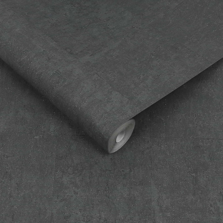 - Koruku Charcoal Textured Wallpaper - 112658 - Decor Warehouse