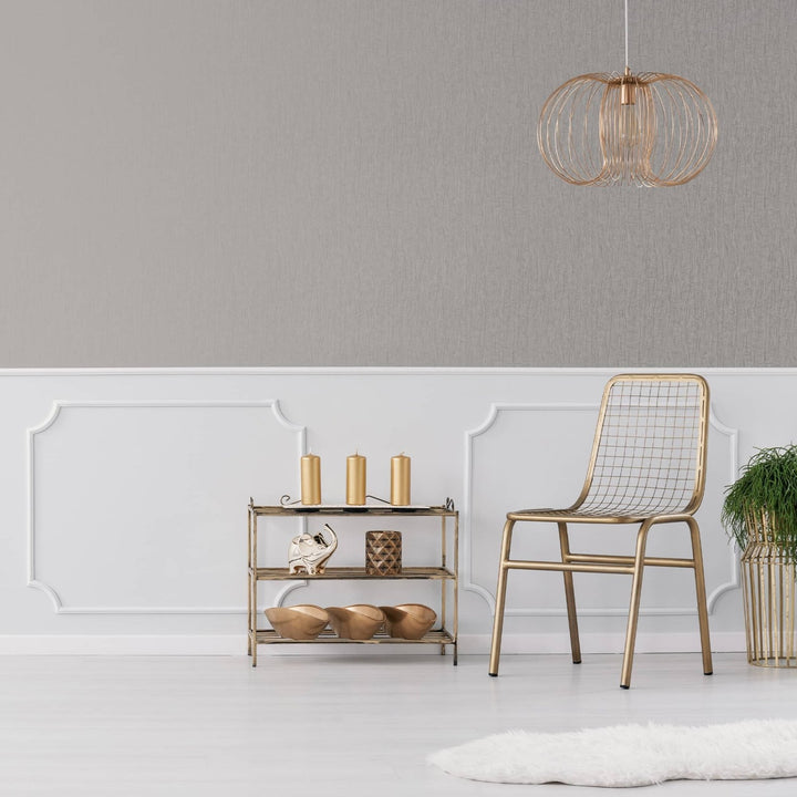 - Marquise Quartz Silver Textured Wallpaper - 111305 - Decor Warehouse