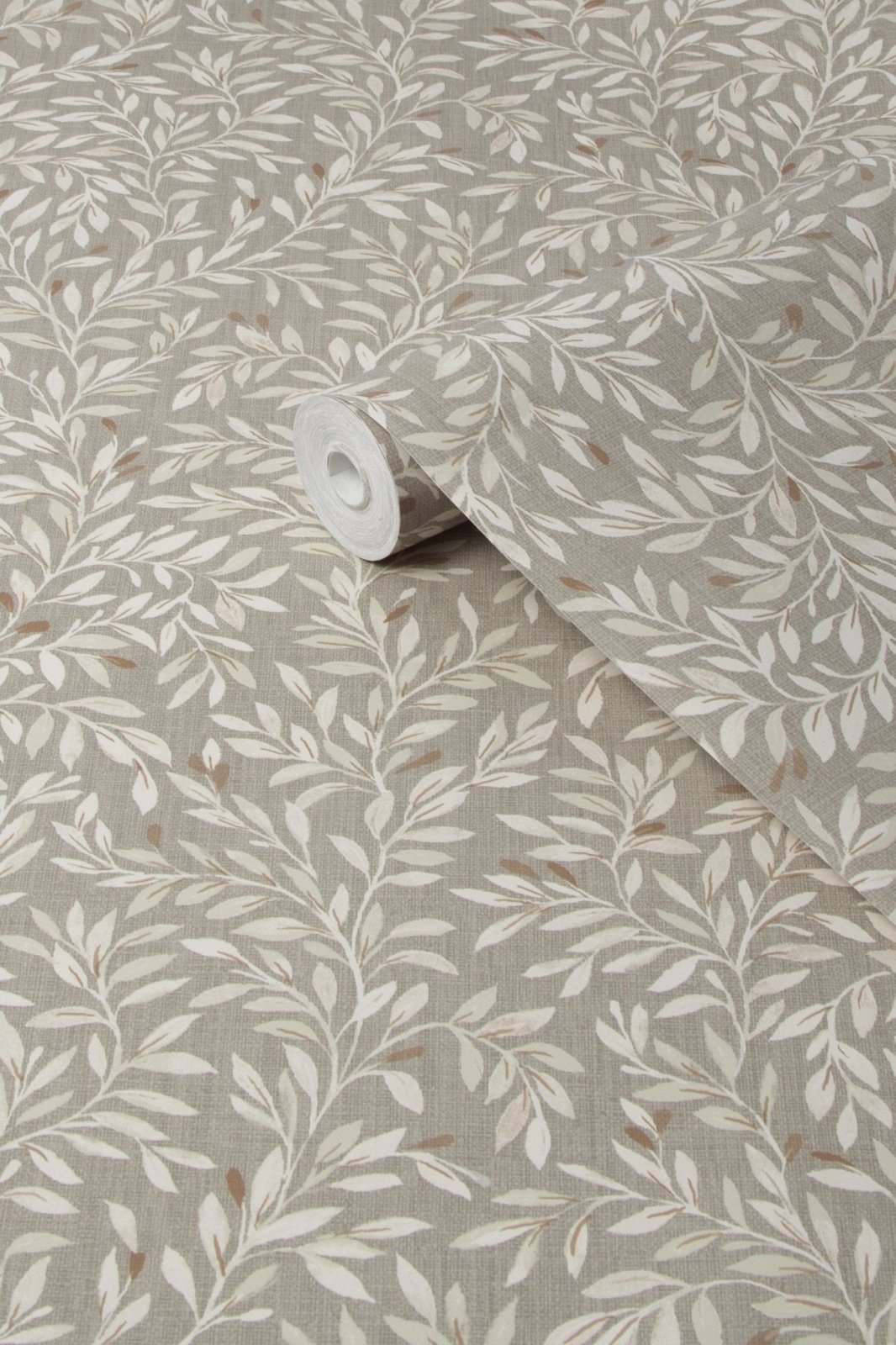 118264-Graham & Brown-Next - Ditsy Leaf Neutral Wallpaper-Decor Warehouse