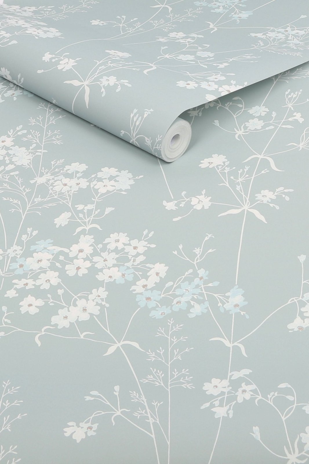 118268-Graham & Brown-Next - Leaf Duck Egg Wallpaper-Decor Warehouse