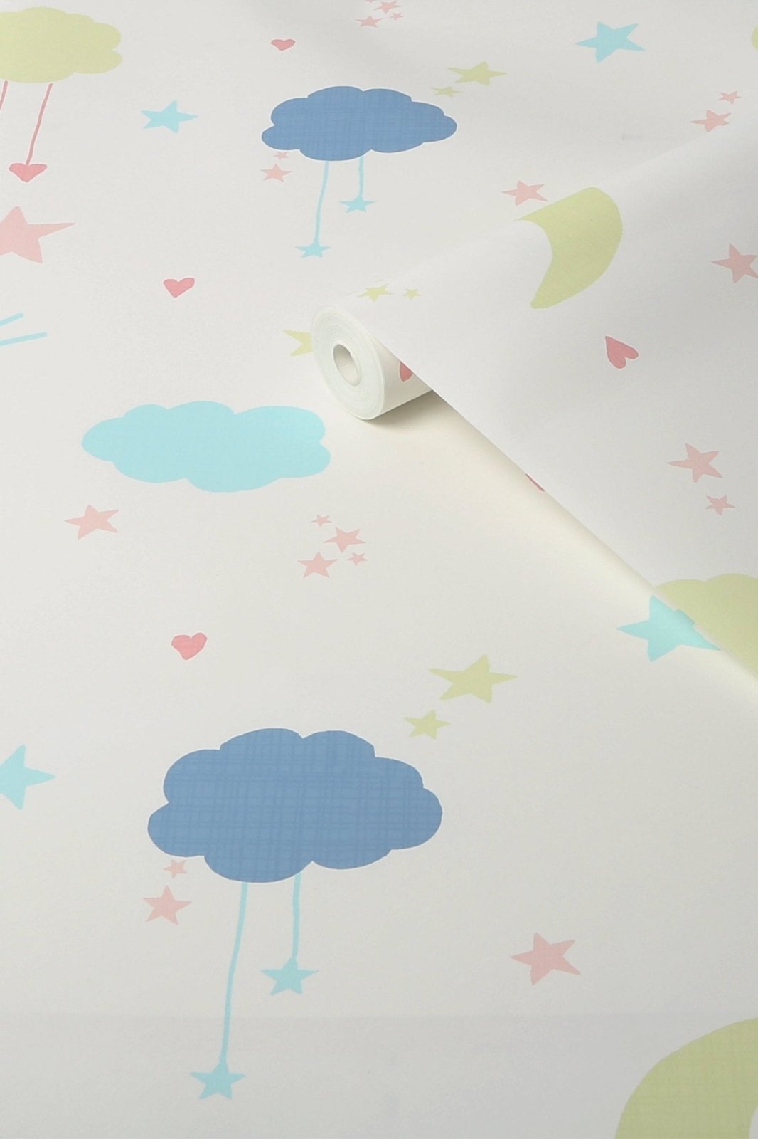 118593-Graham & Brown-Next - Moon and Stars Pastel Wallpaper-Decor Warehouse