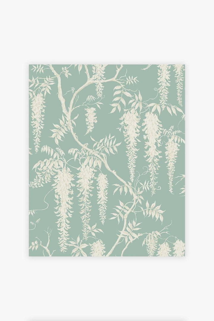 118251-Graham & Brown-Next - Wisteria Trails Duck Egg Wallpaper-Decor Warehouse