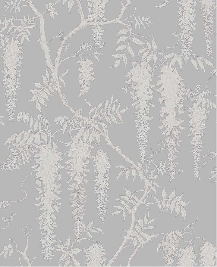 118252-Graham & Brown-Next - Wisteria Trails Grey Wallpaper-Decor Warehouse