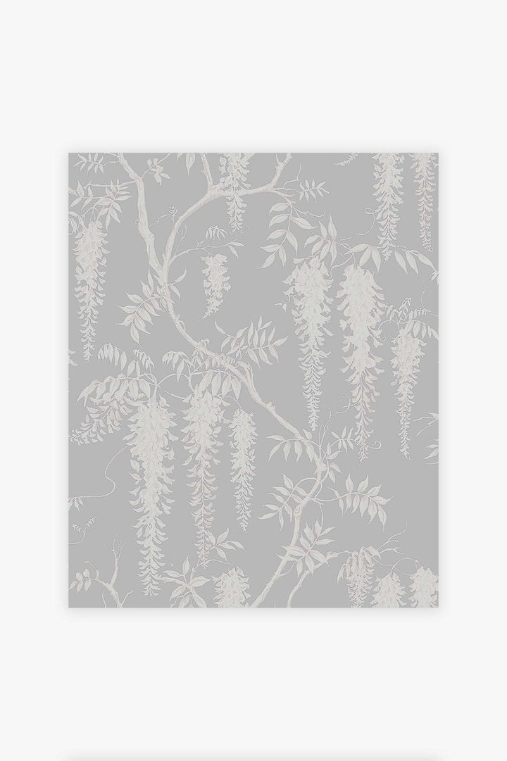 118252-Graham & Brown-Next - Wisteria Trails Grey Wallpaper-Decor Warehouse