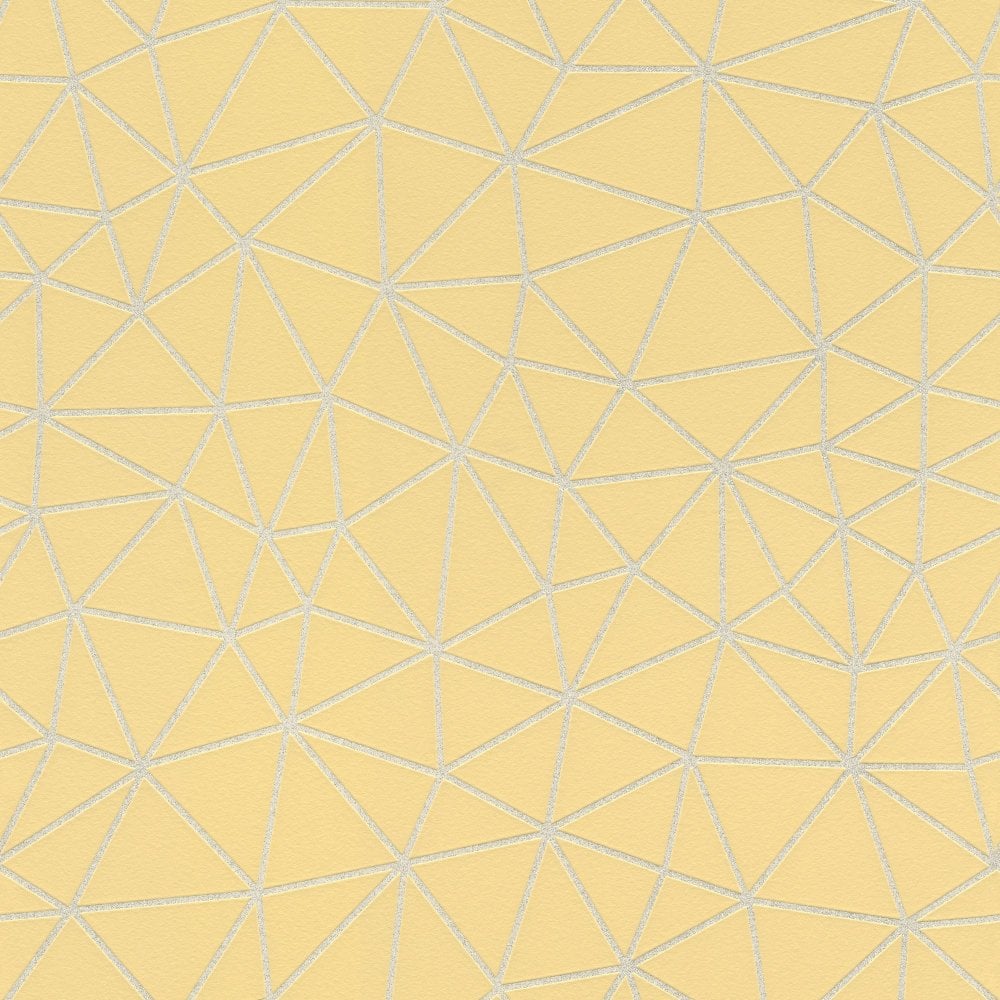 310016-Rasch-Rasch Geometric lines Yellow Wallpaper-Decor Warehouse