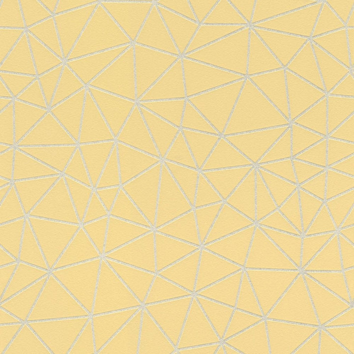 310016-Rasch-Rasch Geometric lines Yellow Wallpaper-Decor Warehouse