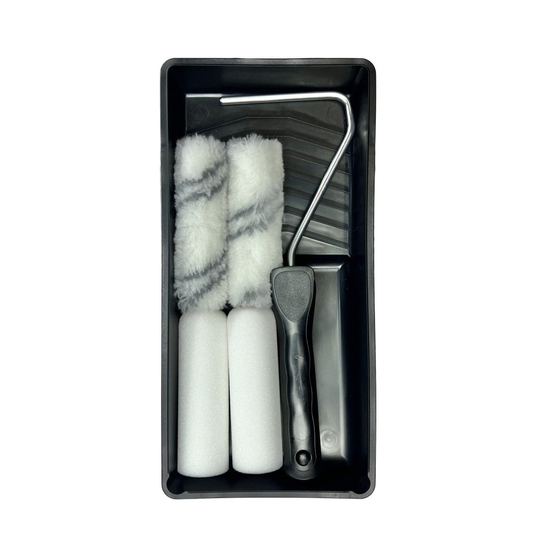 -Rota-Rota Silver Stripe Roller Kit - 4 Piece-Decor Warehouse