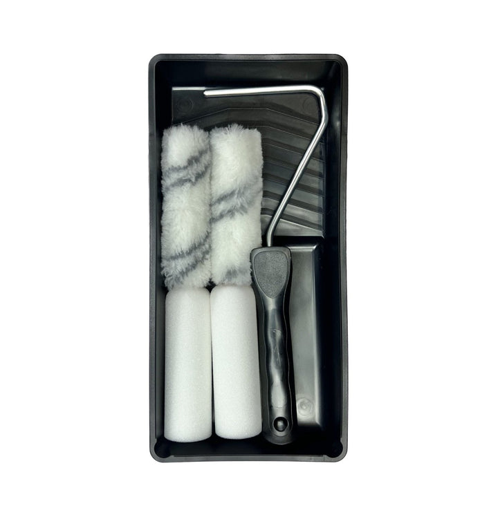 -Rota-Rota Silver Stripe Roller Kit - 4 Piece-Decor Warehouse