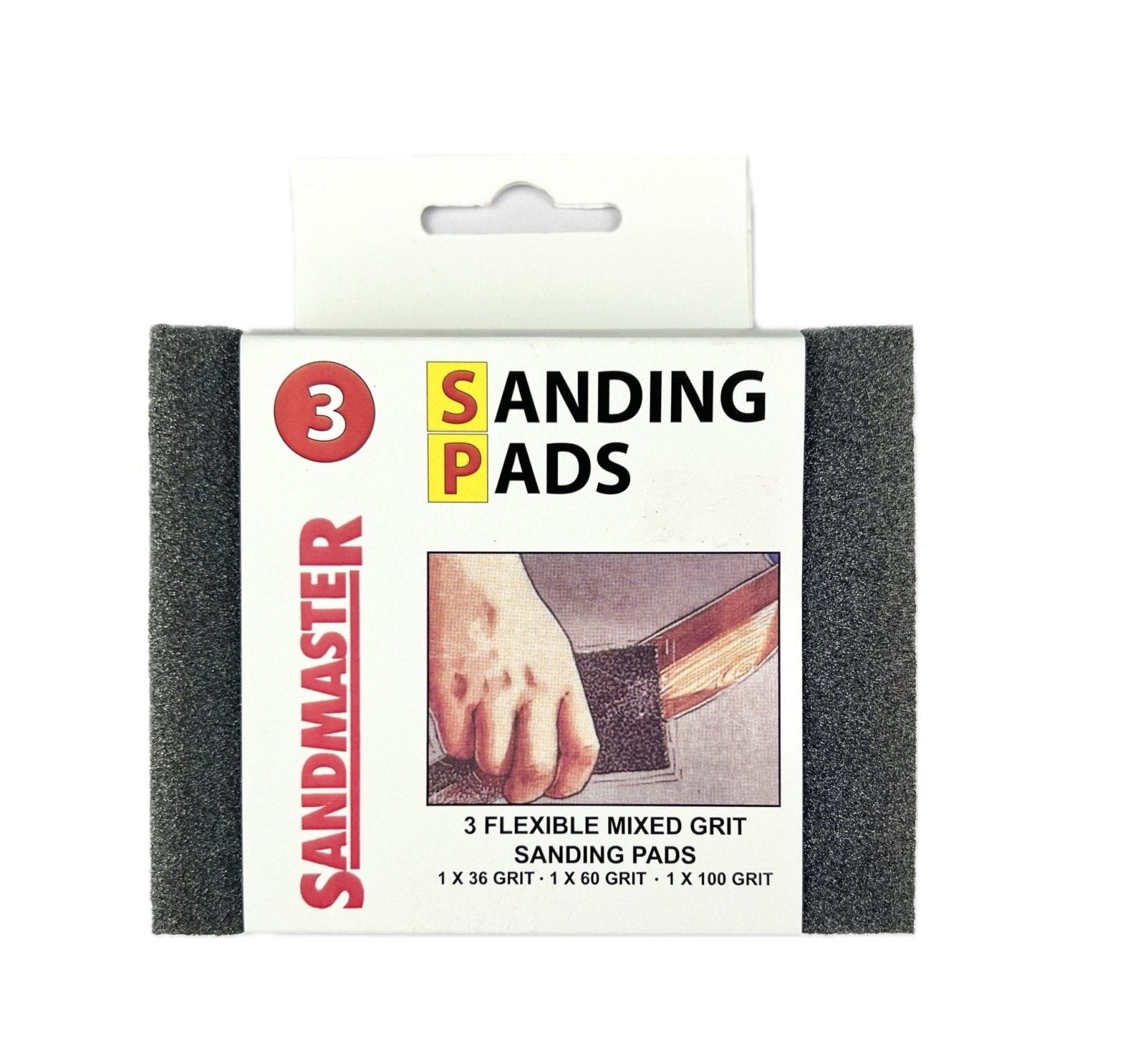 -Sandmaster-Sandmaster Flexible Sanding pads -3 Pack-Decor Warehouse