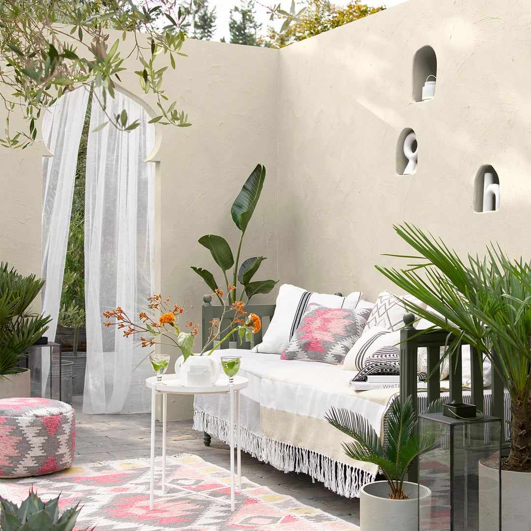 -Sandtex-Sandtex Microseal Smooth Masonry Paint - Ivory Stone 10L-Decor Warehouse