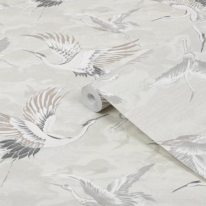 121805-Graham & Brown-Sublime - Kranes Neutral Wallpaper-Decor Warehouse
