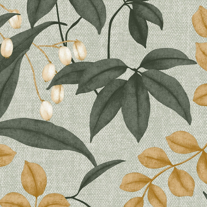 122414-Graham & Brown-Superfresco Easy - Persephone Green Wallpaper-Decor Warehouse