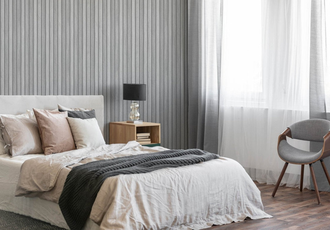 119613-Graham & Brown-Superfresco Easy - Wooden Slats Grey Wallpaper-Decor Warehouse