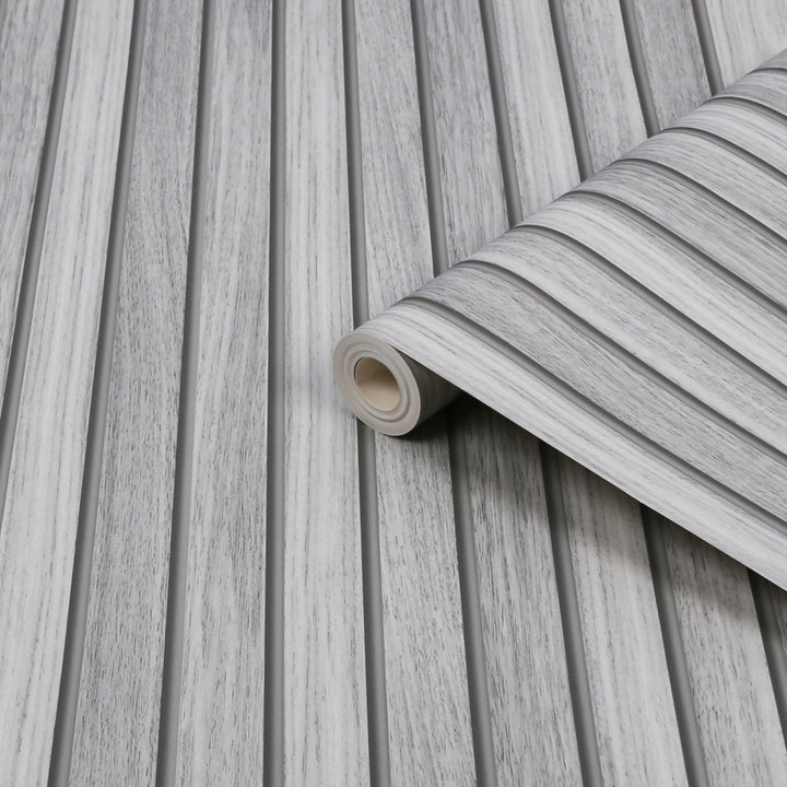 119613-Graham & Brown-Superfresco Easy - Wooden Slats Grey Wallpaper-Decor Warehouse