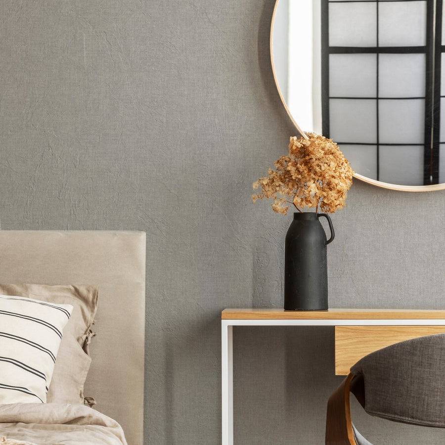 122418-Graham & Brown-Superfresco Easy - Zara Soft Grey Wallpaper-Decor Warehouse