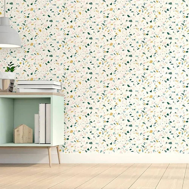- Terazzo Stone Fleck Wallpaper - 925001 - Decor Warehouse