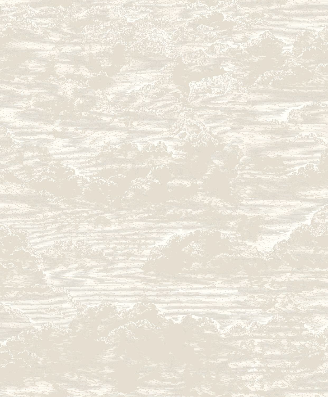 - Voyage Onirique - Songe Beige Lumineux Cloud Wallpaper - ONIR87271160 - Decor Warehouse